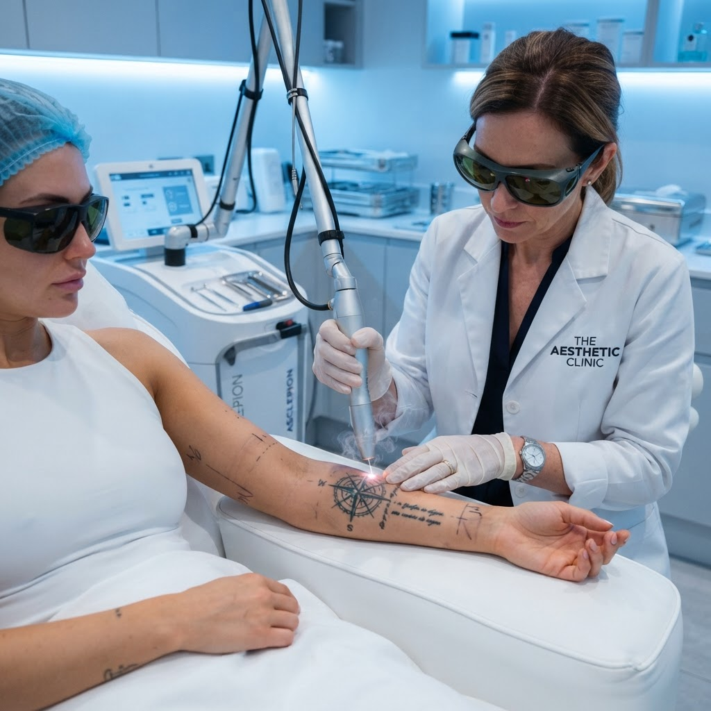 Лазерное удаление татуировок